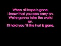 ♫♪ Never Gonna Be Alone - Nickelback [lyrics]