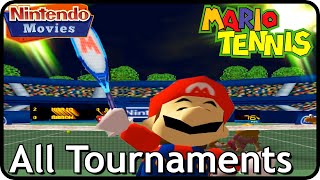 Mario Tennis 64 - All Tournaments with Mario (Singles)