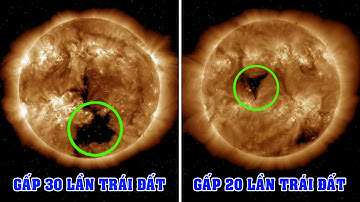 Mặt trời xuất hiện 2 vết đen khổng lồ tạo ra những cơn bão từ cực mạnh | Top thú vị |