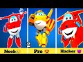 Super Wings iOS – Noob vs Pro vs Hacker… Who Flies the Farthest?!