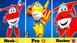 Super Wings iOS – Noob vs Pro vs Hacker… Who Flies the Farthest?! screenshot 5