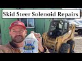 #483 - Skid Steer Hydraulic Flush, Solenoid Repairs. Aluminum Flatbed For Chevy K30.