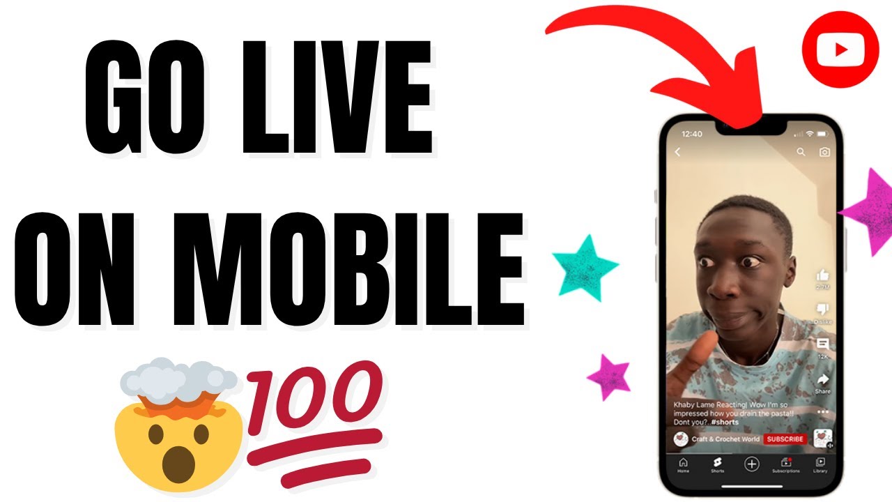 How to LiveStream On Mobile - Go Live On YouTube With Mobile (Settings ...