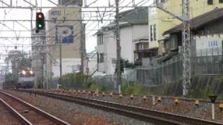 EF65-108牽引の8865レ 大津にて