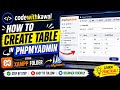 Create MySQL Table in phpMyAdmin (XAMPP) | Step-by-Step Beginner Guide