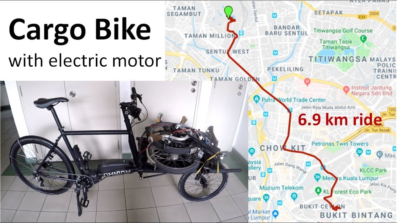 Electric Cargo Bike (Omnium) carries 