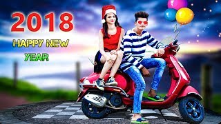2018 Happy New Year Editing In PicsArt || Pics art Photo Editing || Happy new year editing screenshot 5