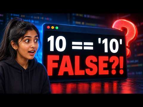 Why 10 == '10' is False in Python — Comparison Operators Explained