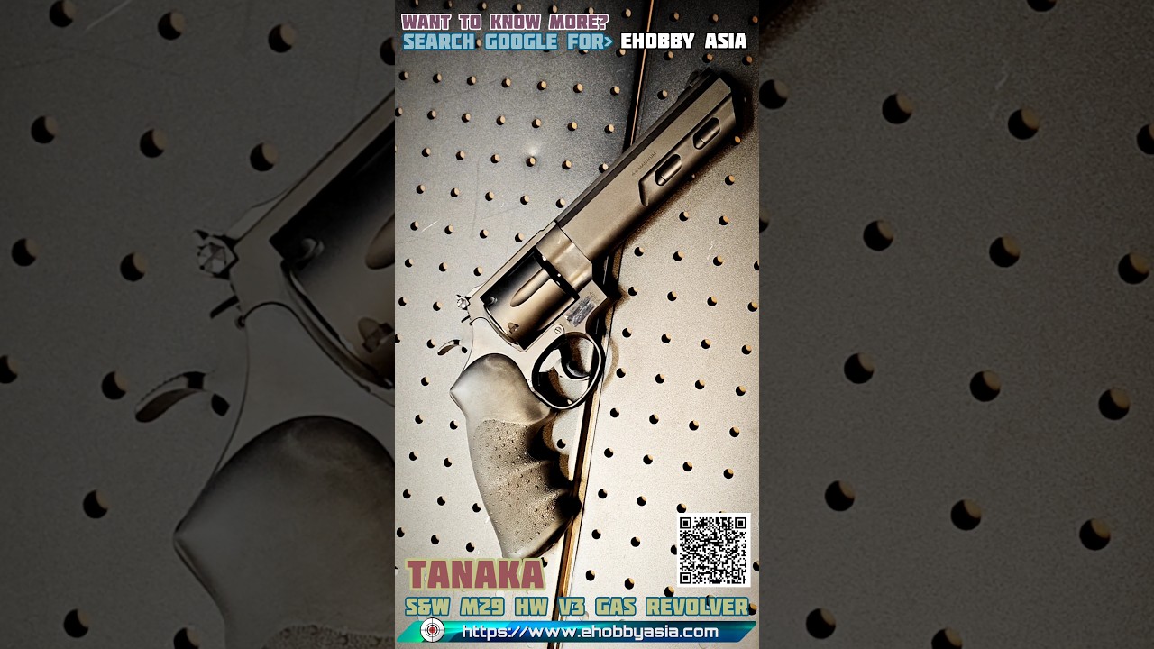 Tanaka S&W M29 PC 6 inch Target Hunter Heavy Weight Ver.3 Gas