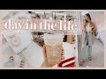DAY IN THE LIFE | fall decor preview, errands, home projects, healthy dinner, & coffee class!