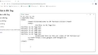 HTML BASICS FOR BEGINNERS | TAGS | HEADING | ATTRIBUTES