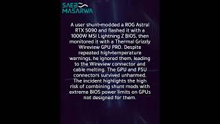 Thermal Grizzly Wireview Melts After User Ignores Warning on Shunt‑Modded ROG RTX 5090