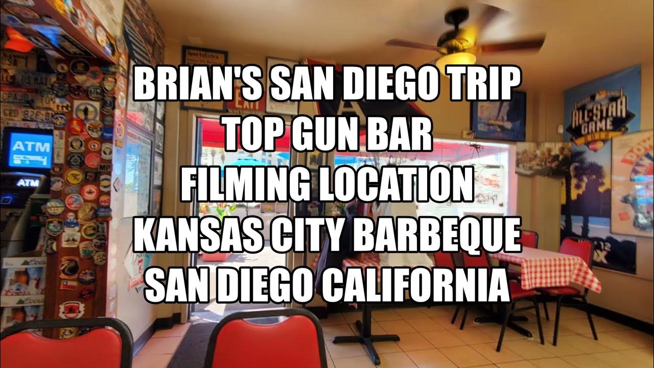 ⚓TOP GUN BAR ⚓ Kansas City Barbeque 😎 San Diego California YouTube