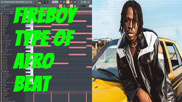 making a beat FIREBOY DML TYPE AFRO BEAT IN FL STUDIO (FOR BEGINNERS)
