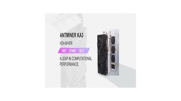 New miner alert | BITMAIN ANTMINER KA3 166TH 3154