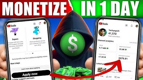 Channel Monetize Kaise Kare | How To Monetize Youtube Channel 🤑 | Techyogesh
