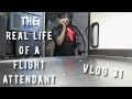 The "Real Life" of a Flight Attendant | Vlog 31 | WORKING ON THE NEW PLANE!