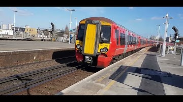 Here is the class 387 in Clapham Junction Saturday 26 February 2022