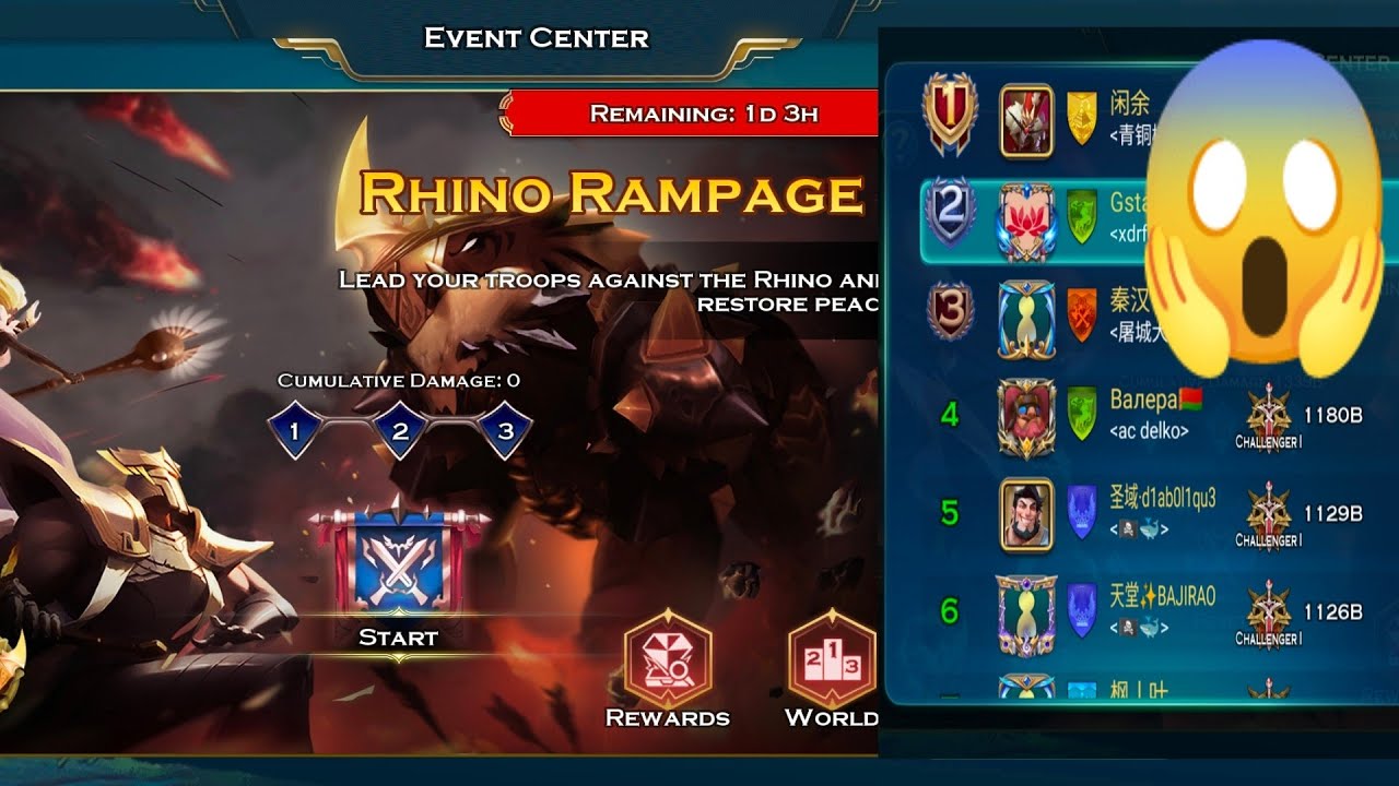 Rhino rampage tips and tricks😱 (art of conquest) #artofconquest - YouTube