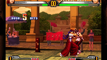 King of Fighters 98 Ultimate match Final Edition Kasumi Combo.