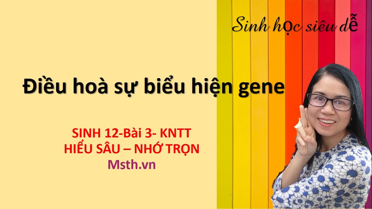 Sinh 12-Bài 3-Điều hoà biểu hiện gene|KNTT