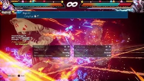 Kunimitsu Movelist and Framedata Showcase Tekken 7 S4