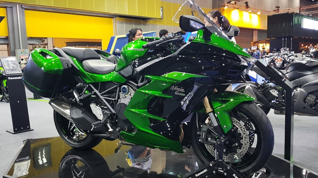 Kawasaki Ninja H2 SX 2018 EMERALD BLAZED GREEN / METALLIC DIABLO