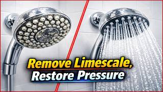 Remove Limescale From Shower Head Quickly🚿 (No Effort)