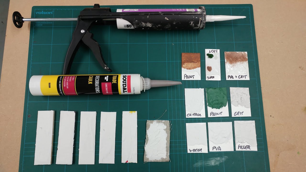 Acrylic Caulking? A new terrain ground material? YouTube