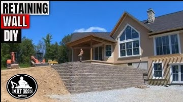 How to build a Retaining wall STEP BY STEP!