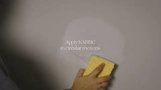 Tips & Tricks: KABRIC with sponge