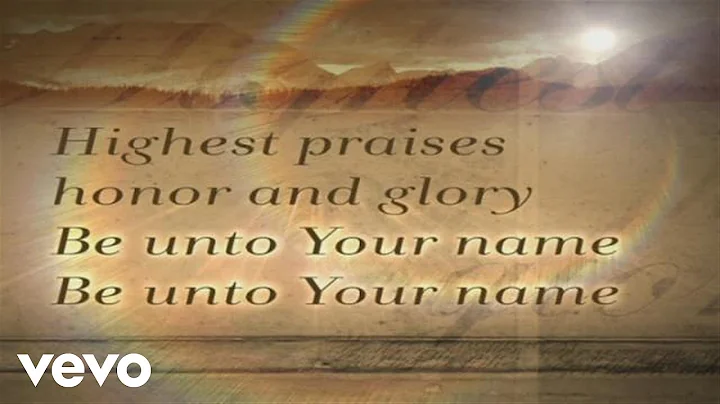 Robin Mark - Be Unto Your Name