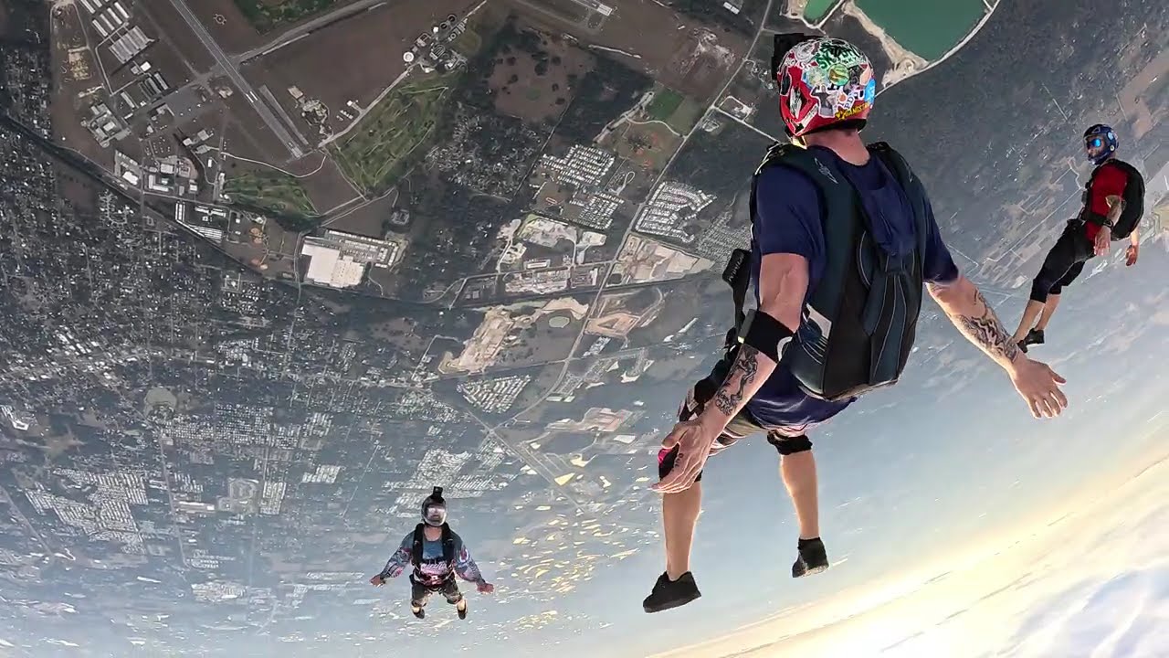 4way angle skydive with Adam Nick Dario