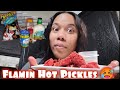 I Made Flamin Hot Pickles 🥵 Cook With Me
