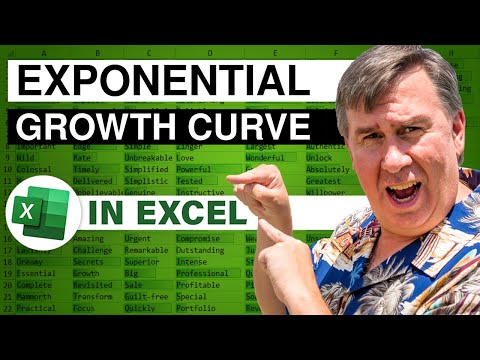 Creați o curbă de creștere exponențială în Excel - 2235