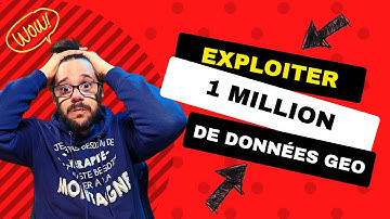 Exploiter un GROS volume de données GEOGRAPHIQUE avec PostGIS & MARTIN (Plus d