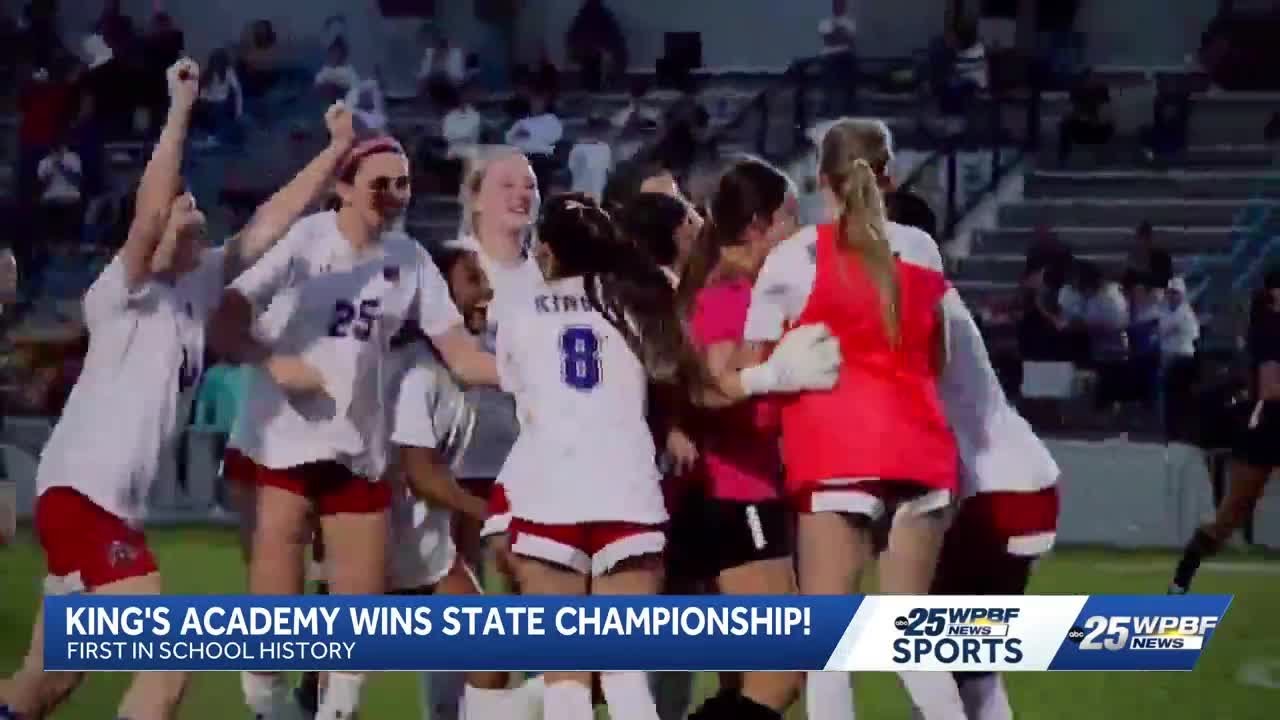 King's Academy wins first girl's high school soccer state championship