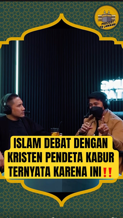 ISLAM DEBAT DENGAN KRISTEN PENDETA KABUR‼️INI KATA BANG ZUMA #bangzumadebat #debatislamkristen