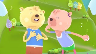 the bear went over the mountain remastered with lyrics nursery rhymes songs for kids babytv