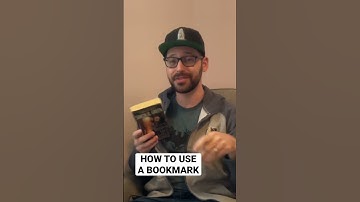 How To CORRECTLY Use A Bookmark