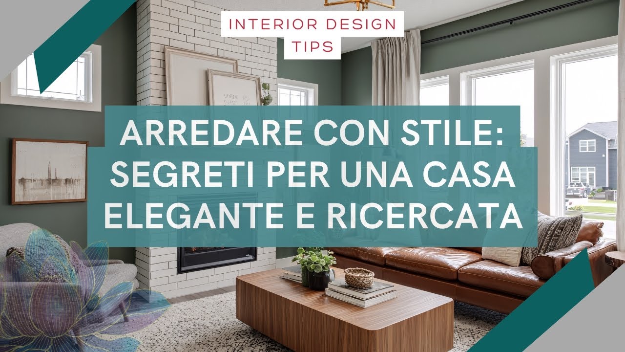 INTERIOR DESIGN - Arredare con stile: segreti per una casa elegante e ...