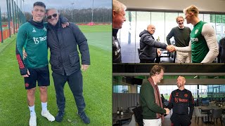 Sir Jim Ratcliffe meets Ten Hag and watches Man United training today
