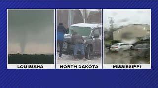 Massive weather system ripping across the country