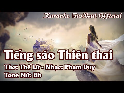 Karaoke Tiếng Sáo Thiên Thai Tone Nữ | TAS BEAT