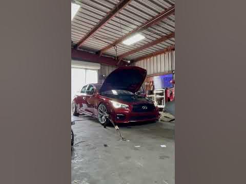 FBO q50 3.7 dyno pull - YouTube