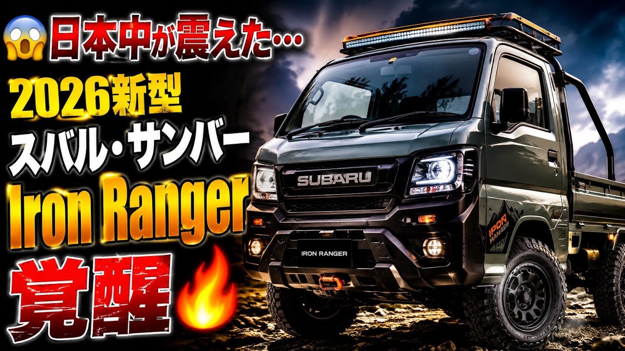 あさきち　サンバー 😱 The whole of Japan was shaken The 2026 new Subaru Sambar
