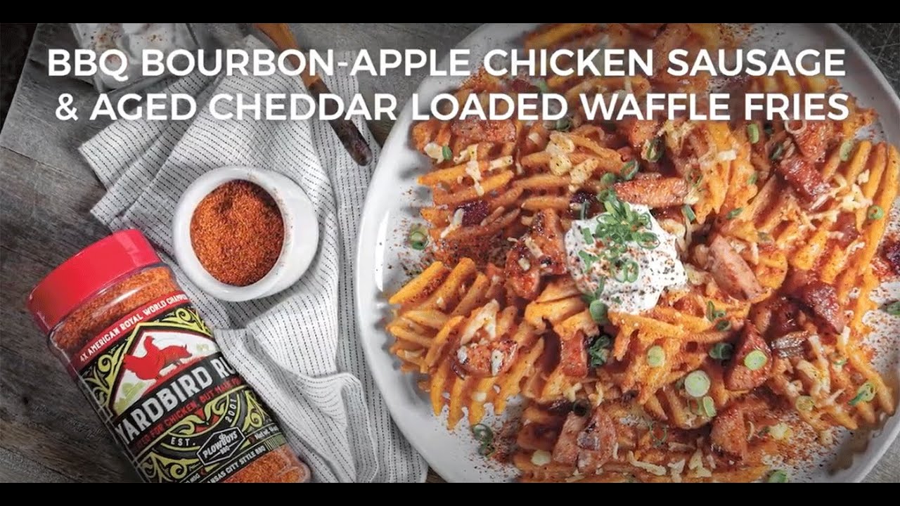 Loaded Waffle Fries with Plowboys BBQ Yardbird Rub YouTube