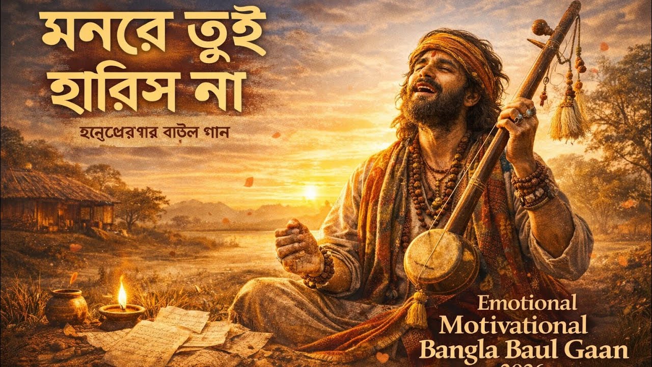 Mix|মনরে তুই হারিস না | Emotional Motivational Bangla Baul Gaan | Inspirational Folk Song 2026