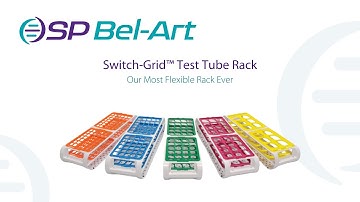 Switch-Grid™ Test Tube Rack - Holds 2 Different Tube Sizes in 1 Rack