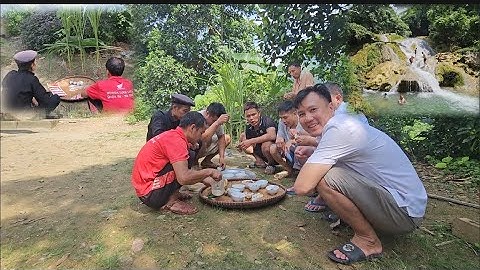 Đại Tiệc Cỗ Cúng Thần Rừng Của Dân Tộc Pu Péo - Ăn Trực Tiếp Ngoài Trời